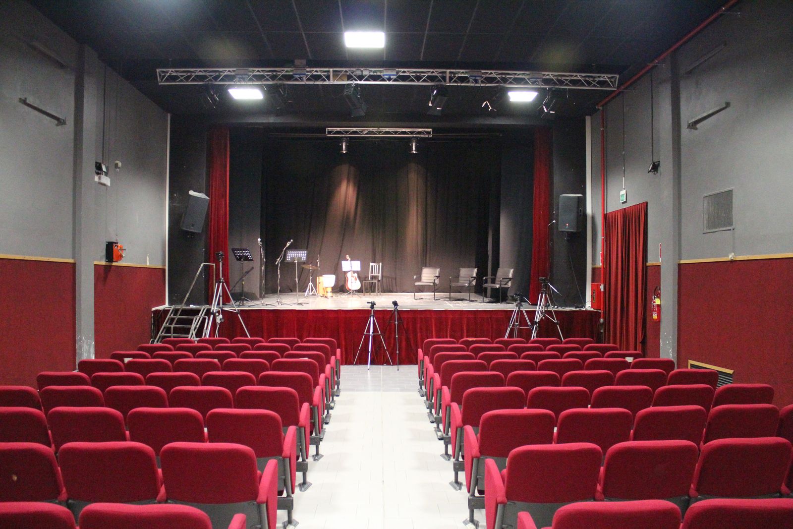 La sala del Virtus pronta ad accogliere di nuovo il pubblico
